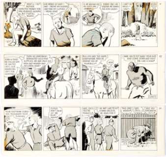 Wilson McCoy The Phantom Daily Strip Original Art Group of 3 (King Features Syndicate, 1958). The Phantom is - | Heritage