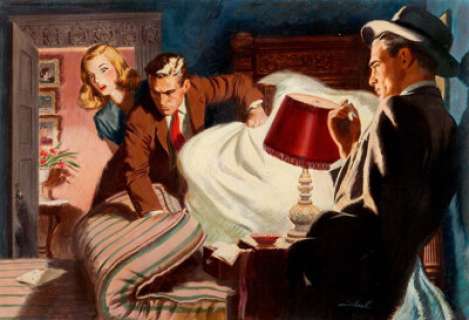 Michael Silver Hidden Letter Painting Original Art (c. 1950s). Here is a striking departure from Silver’s - | Heritage