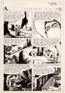 Dan Barry Action Comics #144 Story Page 9 Original Art (DC Comics, 1950).... | Heritage