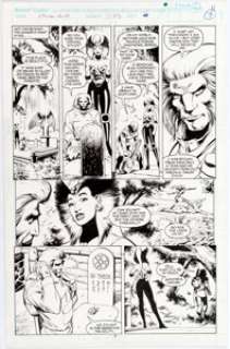 Alan Davis and Mark Farmer Excalibur #55 Story Page 9 Kylun and Cerise Original Art (Marvel, 1992).... | Heritage