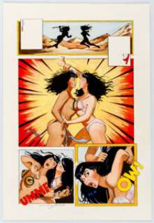 Jim Silke Bettie Page: Queen of the Nile #3 Story Page 17 Original Art (Dark Horse, 2000).... | Heritage