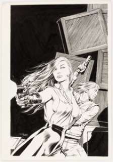 Tom Yeates New York: Year Zero #2 Cover Original Art (Eclipse, 1988).... | Heritage