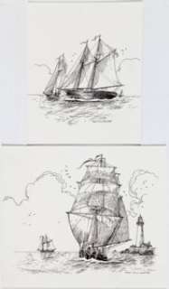 Tony Millionaire The Art of Tony Millionaire Cover Elements Original Art Group of 2 (Dark Horse, 2009).... (Total: 2 Original Art)