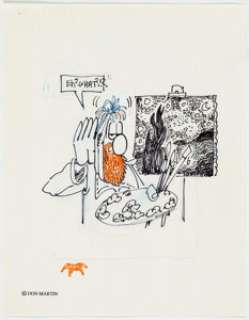 Don Martin Banana Peals Greeting Card Preliminary Artwork Original Art (Funny Papers, 1990).... | Heritage