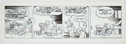 Walt Kelly Pogo Daily Comic Strip Original Art dated 6-4-70 (Publishers-Hall Syndicate, 1970).... | Heritage