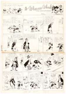 Martin Branner Winnie Winkle Sunday Comic Strip Original Art dated 3-29-25 (Chicago Tribune, 1925).... | Heritage