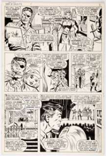 Frank Springer and Mike Esposito (attributed) Nick Fury, Agent of S.H.I.E.L.D. #11 Story Page 5 Original Art (Marv... | Heritage