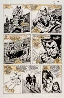 John Buscema Wolverine #7 Story Page 10 Original Art (Marvel, 1989).... | Heritage