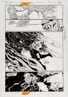  - Jim Calafiore and Peter Palmiotti Aquaman #39 Story Page 4 Original Art (DC, 1997)....
