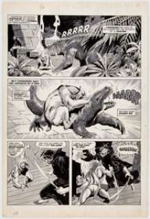 John Buscema and Neal Adams Savage Tales #7 Page 53 Original Art (Marvel Comics, 1974). ... | Heritage