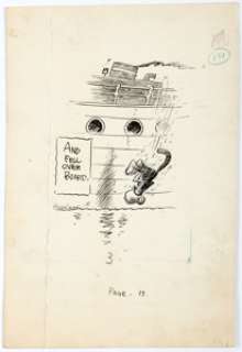 George Herriman archy and mehitabel Interior Illustration Original Art (Doubleday, 1927).... | Heritage