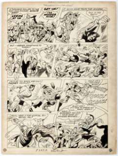 Phil Bard Master Comics #22 "Minute Man" Story Page 9 Original Art (Fawcett, 1942).... | Heritage