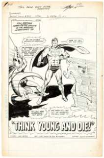 Curt Swan and Tex Blaisdell Action Comics #465 Splash Page 1 Original Art (DC Comics, 1976).... | Heritage