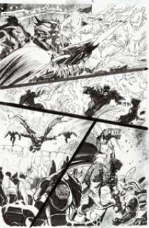 Tom Derenick and Bill Sienkiewicz Reign in Hell #2 Page 8 Original Art (DC Comics, 2008).... | Heritage