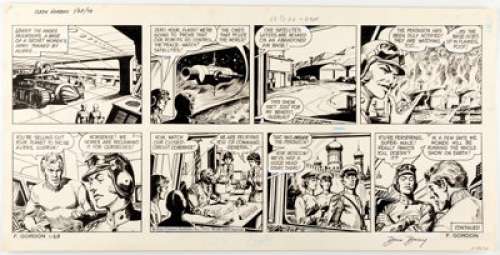 Dan Barry Flash Gordon Sunday Comic Strip Original Art dated 1-28-73 (King Features Syndicate, 1973).... | Heritage