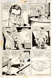 Curt Swan and Murphy Anderson Action Comics #414 Story Page 8 Original Art (DC, 1972).... | Heritage
