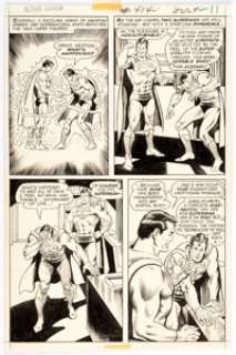 Curt Swan and Murphy Anderson Action Comics #414 Story Page 9 Original Art (DC, 1972). Superman falls victim to - | Heritage