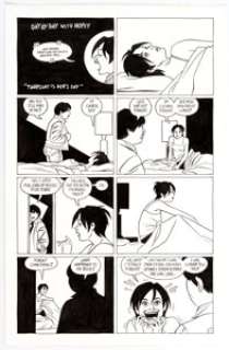 Jaime Hernandez Love and Rockets #14 Story Page 1 Hopey Original Art (Fantagraphics, 2005). "Thursday is - | Heritage