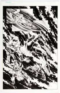 Andy Park and Jonathan Sibal Tomb Raider: The Series #9 Story Page 22 Original Art (Image, 2000). Lara Croft and -