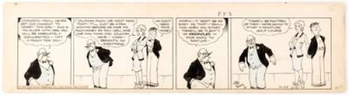 Chic Young Blondie Daily Comic Strip Original Art, dated 10-24-30 (King Features Syndicate, 1930).... | Heritage
