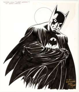 Jerry Ordway Batman Movie Display Illustration Original Art (DC, 1989). Long-time DC artist Jerry Ordway provided - | Heritage