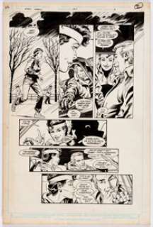 Eduardo Barreto, Dick Giordano, and Arne Starr - Green Arrow #7 Story Page 2 Original Art (DC, 1988).