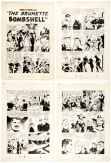 Toby Artist | Fighting Leathernecks #4 Complete 12-Page Story Original Art (Toby, 1952). | Heritage