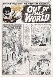 Werner Roth And Bill Draut | Phantom Stranger #4 Story Page 1 Original Art (DC, 1969). | Heritage