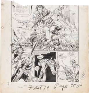 Rudy Palais - Fight Comics #20 Complete 10-Page Story Original Art (Fiction House, 1942).
