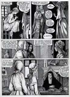 PICHARD Georges  - La religieuse  - Planche 5 de l’histoire éditée en 1995 par [...] | Vermot et Associés