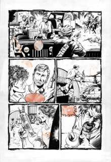Randy Elliott, Rik Levins | X-O Manowar #32 P.3 - with Layout on Back Issue 32 Page 3 | Anthony’s Comic Book Art