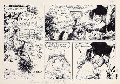 Vance | Ramiro, planche n°30 à l’encre de Chine de la… | AZ auction