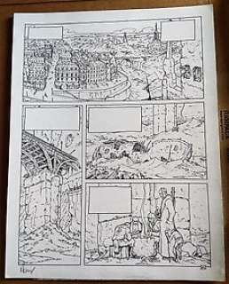 Adamov, Philippe | Planche originale  - Les eaux de Mortelune | Catawiki