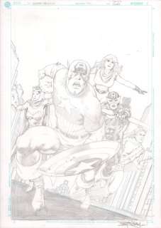 Barry Kitson - Old Man Hawkeye #1 Variant Cover Art - Avengers #4 Homage - Signed - 2024