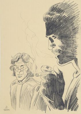 Servais | Lot 104 - Ronny Jackson, illustration à la mine de plomb… | AZ auction