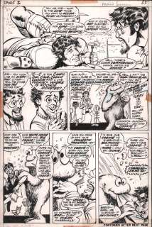 John Costanza, Marie Severin - Spoof #3 P.4 - Joe Namath For President/Kookie Monster - Signed - 1973