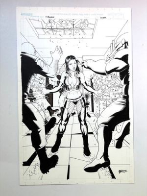 Cyblade : Pilot Season 1 Cover Original Art By Rick Mays 1st solo Cyblade Image | eBay US (Buy It Now)