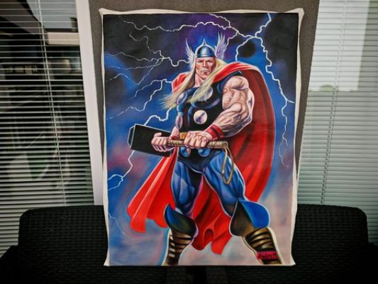 comic art original oil painting signed by artist | eBay US