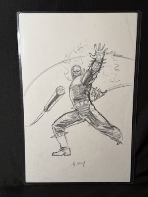 GREG HILDEBRANDT Ghost Rider Original Art 11x17 Preliminary Marvel Masterpieces | eBay US (Buy It Now)