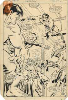 Jack Abel Sal Buscema - Defenders #119 Pg 16 Splash (Marvel, 1983) Vs Defenders