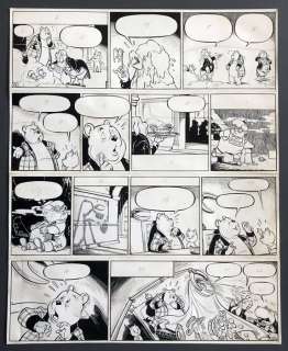 Toonder Studios | Originele pagina  - Tom Poes en de Knapkop (jaren ’60) | Catawiki