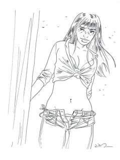 Jim (Terrasson, Thierry) | Original drawing  - Marie  - Een nacht in Rome | Catawiki