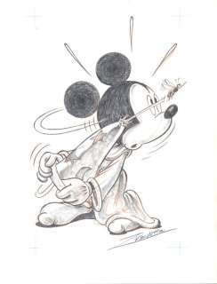 Vendetta, Z. | Original pencil drawing #9/9  - Mickey’s Bee  - The Sorcerer’s Apprentice | Catawiki