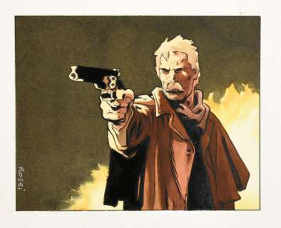 ROSSI, Christian (19... - Lot 311 - W.E.S.T. - MORGAN CHAPEL AU PISTOLET. Encre de couleur...