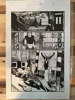 Original Art Page By Brian Haberlin - Image Comics  - Spawn #169  - 2 page  - (2007) + Comic Book Gratis