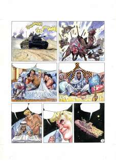 José Ortiz | Burton & Cyb - Traficantes de Armas p.5 (Zona 84) | ECC arte y coleccionismo