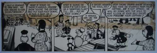 Marten Toonder: Panda originele strook. | Zwiggelaar Auctions