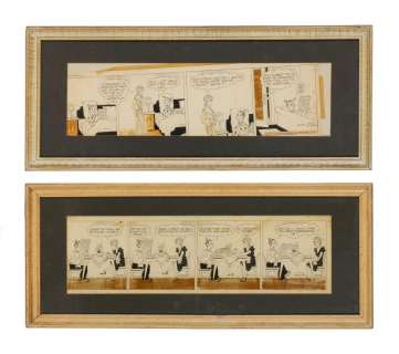 TWO 1940’S "BLONDIE" ORIGINAL COMIC STRIPS BY CHIC YOUNG | misc / divers