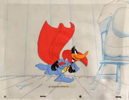 Robert McKimson "Stupor Duck" (c.1956) Original Hand-Painted Vintage Production Cel - Warner Bros. 1956 | Animazing Gallery