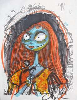 Eric Robison - Sally in the Nightshade Garden – original color study